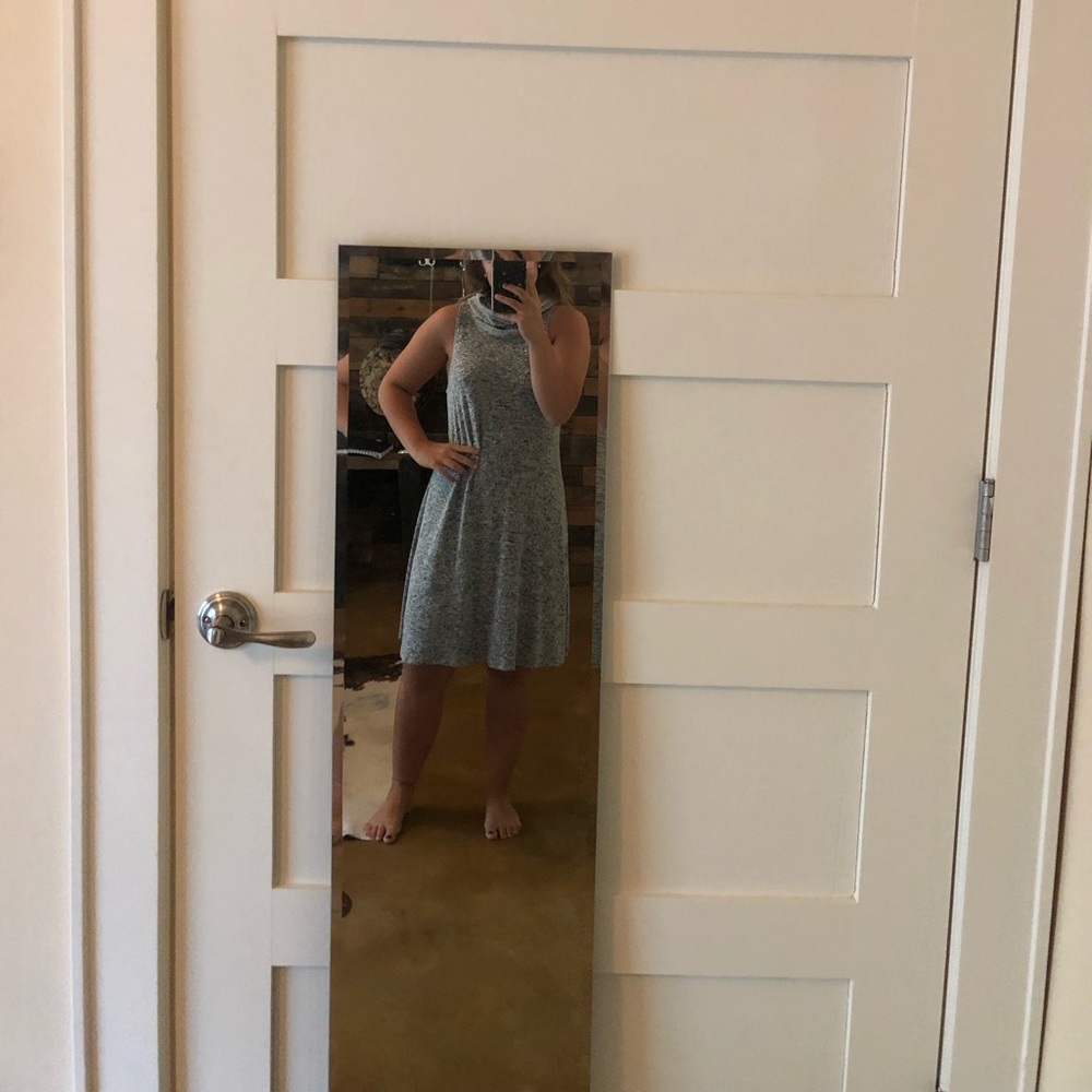 Light grey heathered dress
